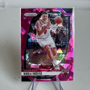 2024 2025 Panini Prizm Nikola Vucevic Pink Cracked Ice Prizm. Mint condition